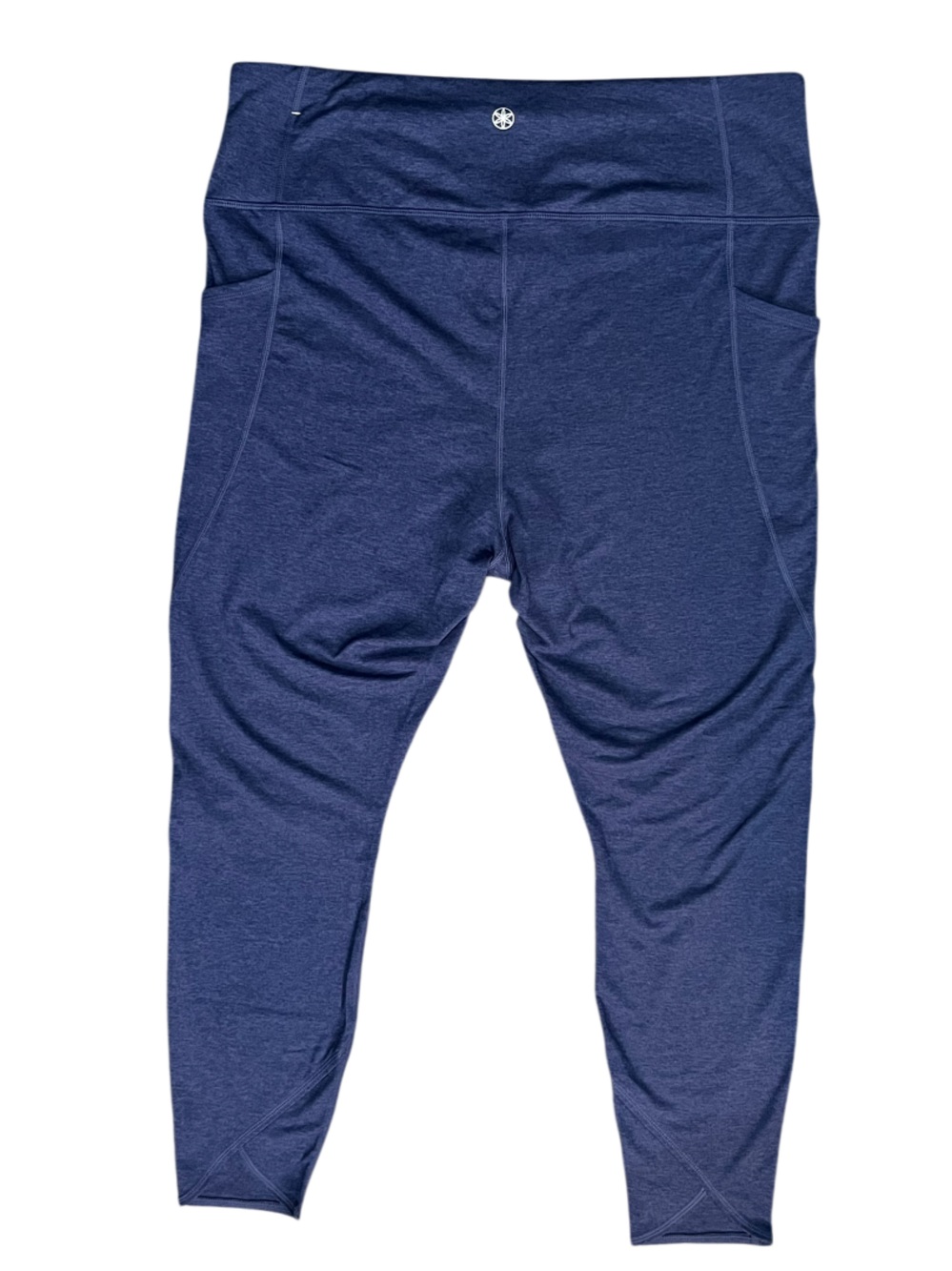 Gaiam High Rise Petal Legging Deep Cobalt Heather Size XL - Picture 9 of 16